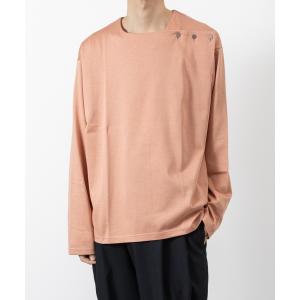 tシャツ buttoned pull-over jersey メンズ