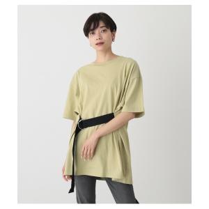 tシャツ Tシャツ レディース WAIST BELT BIG TEE/ウエストベルトビッグTシャツ