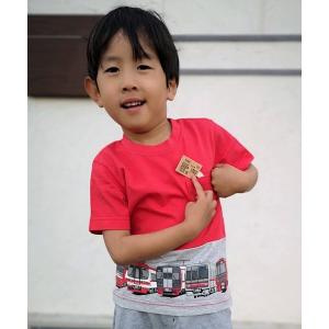 tシャツ 天竺名鉄電車切替切符仕掛けＴシャツ キッズ 子供服 男の子