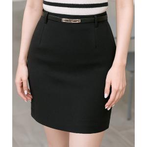 スカート 選べるショート丈・ミディアム丈 ベルト...の商品画像