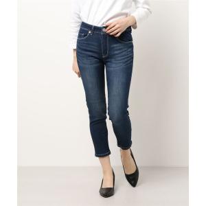 パンツ デニム ジーンズ ひんやり デニム スキニー パンツ （アンクル丈）UVカット 接触冷感「ZOZO限定」 レディース