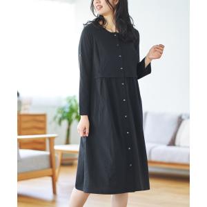 マタニティ 天竺授乳口付きネグリジェ　ワンピースタイプ