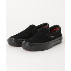 スニーカー VANS ヴァンズ SKATE SLIP-ON スケートスリッポン　VN0A5FCABKA BLACK/BLACK メンズ レディース