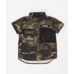 キッズ シャツ ブラウス フューチャーカモコンビシャツ/ FUTURE CAMO COMBI SHIRTS｜zozo