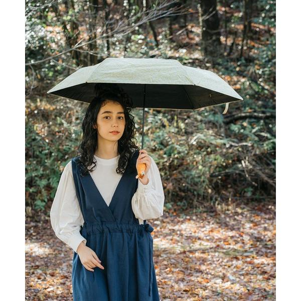 折りたたみ傘 ALCEDO:UVカット 傘 blowing flower sky 総柄 レディース