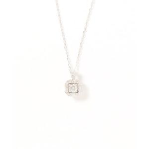 con affetto ネックレス K18ダイヤホースシューネックレス レディース