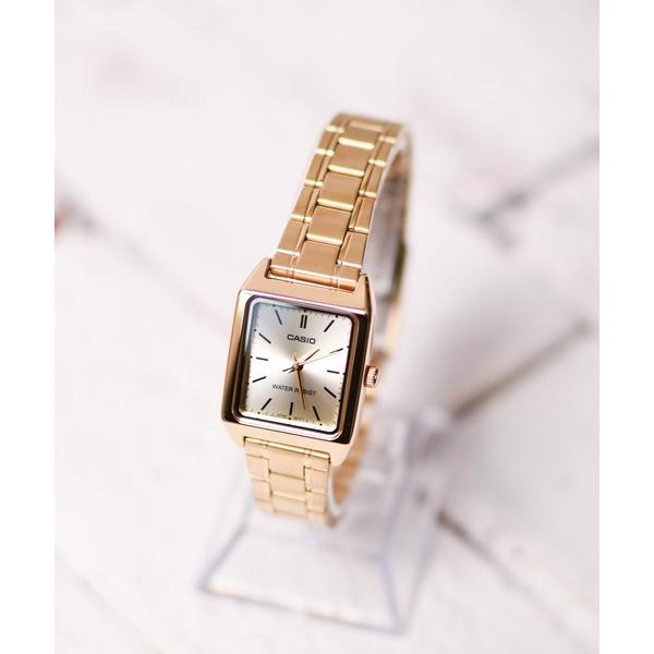 腕時計 「CASIO」クラシックメタルスクエア レディース