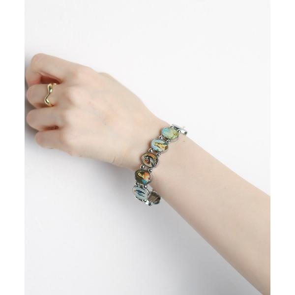 ブレスレット フォトメタルブレスレット レディース