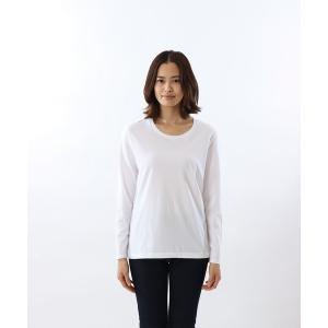 tシャツ 「Hanes/ヘインズ」レディース ジャパンフィットフォーハー「2枚組」クルーネックロングスリーブTシャツ 5.3oz レディース