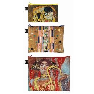 ポーチ 「LOQI/ローキー」ジップポケット  (3pcs set) レディース