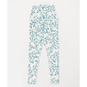 パンツ ナージージャパン NERGY リーフ柄レースアップタイツ レディース