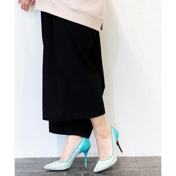 パンプス Limit till 2359 リミットティル2359 レースデザインピンヒール美脚パンプ...