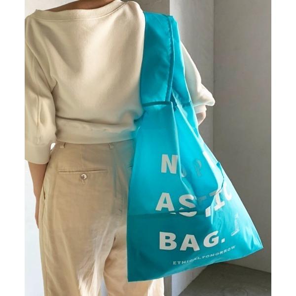 エコバッグ 「ETHICALTOMORROW」再生PETのBAGでNO PLASTICを叫ぶBAG