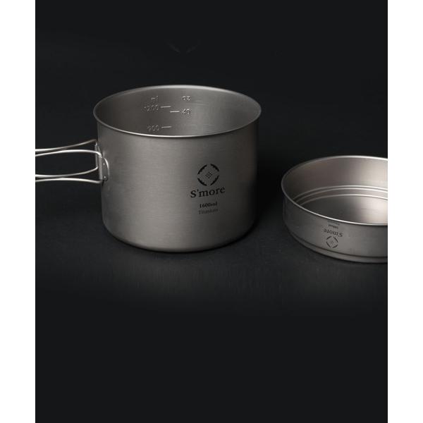 チタンクッカー2点セット Lサイズ シングルウォール