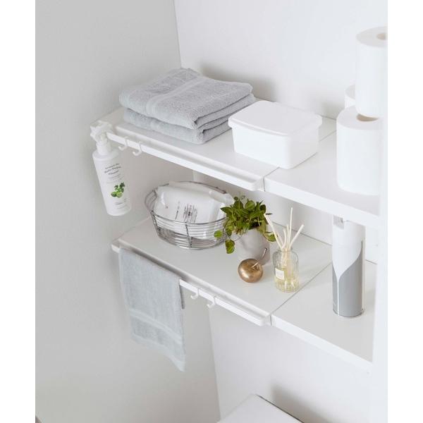 ランドリーグッズ tower（タワー)伸縮 つっぱり棒用棚板  S