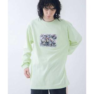 tシャツ Tシャツ URBAN RESEARCH iD　JACKSON POLLOCK LONG-SLEEVE TEE