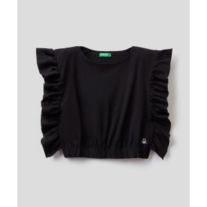 tシャツ Tシャツ キッズラッフルショートトップス