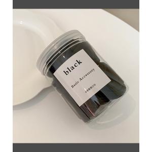 ヘアゴム お洒落ふとヘアゴム50本セット、シュシュやリボンと合わせやすいおしゃれアクセサリーシリーズ