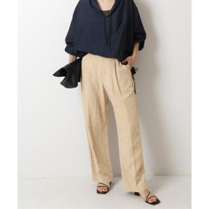 パンツ ビスリネンタックストレートパンツ◆