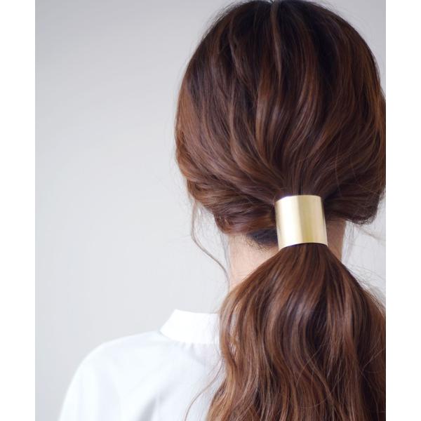 メタル ワイド ポニーフック/ヘアカフ/ヘアピアス
