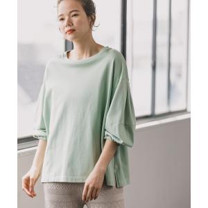 tシャツ Tシャツ 袖ボリュームランタンプルオーバー