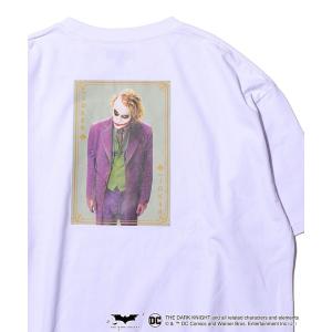 tシャツ Tシャツ WEB限定 THE DARK NIGHT/ダークナイト 別注 ジョーカー バックプリントTシャツ/ビッグシルエット