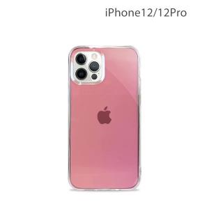 モバイルケース レディース iPhone12 iphone12Pro iPhone12mini EYLE 多面体カットケース Carat (オーロラ)