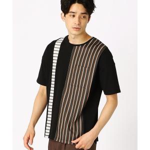 tシャツ 異素材　コンビTシャツ メンズ