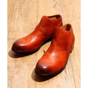 PADRONE（パドローネ） ブーツ 「PADRONE」別注 WPL SIDE ZIP LACE UP