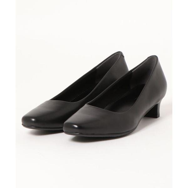 パンプス スクエアトゥプレーンパンプス