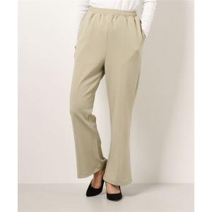 パンツ カットフレアパンツ レディース