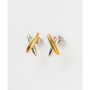 Jouete（ジュエッテ） ピアス 「スナップピアス」 コンビカラー