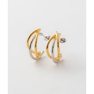 Jouete（ジュエッテ） ピアス 「スナップピアス」 コンビカラー