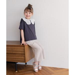tシャツ 「キッズ」BIGカラーフリルT5分袖/942200 キッズ 子供服 女の子