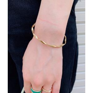 ブレスレット シルバープレーティング　ねじり　ブレスレット