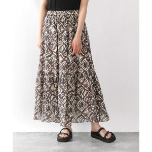 スカート アフリカンワンティアードスカート　 942559