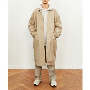 ステンカラーコート メンズ OVERFIT BELTED COAT