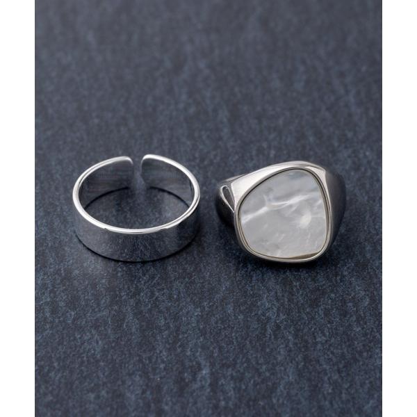 指輪 リング リング2点セット「（サイズ調整可能）」 メンズ レディース