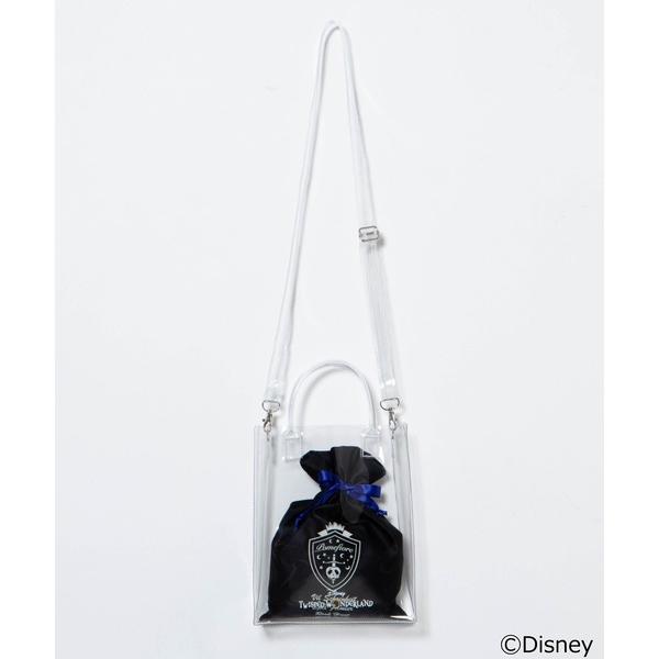 ショルダーバッグ バッグ ∴WEGO/ツイステッドワンダーランド巾着付きクリアトートバッグ レディー...