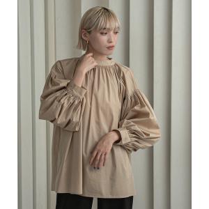 ブラウス シャツ gather volume blouse / ギャザーボリュームブラウス レディース