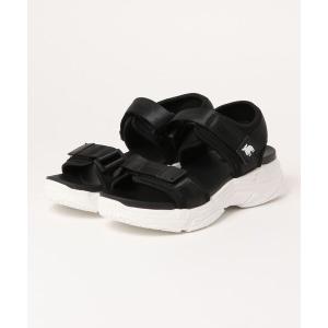 サンダル moz(モズ) ロゴ入り厚底クッションスポーツサンダル