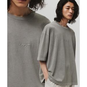 tシャツ Tシャツ EMBROIDERY PIGMENT OVERSIZED T-SHIRT