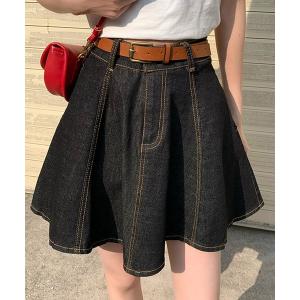 FUN デニムスカート フリンジデニムミニスカート : ZOZOTOWN Yahoo!店