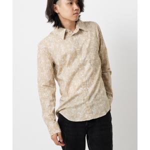 シャツ 英国老舗ブランド 花柄シャツ 日本縫製  Peter England メンズ