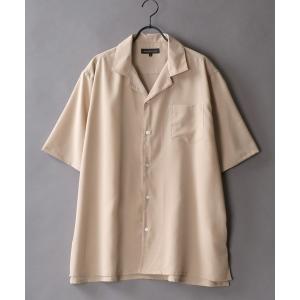 シャツ ブラウス メンズ Drape Open Collar Shirt/ドレープ オープンカラー シャツ｜zozo