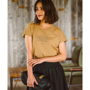 tシャツ 半袖 アソートロゴクルーネックTシャツ レディース