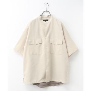 シャツ ブラウス ＜シワ軽減＞リネンタッチワイドシャツ/938598