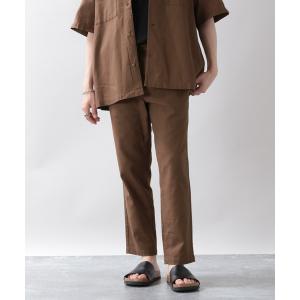 パンツ チノパン ＜USAコットン使用＞綿麻イージーパンツ/937784