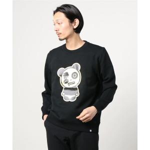 メンズ パーカー HIPANDA ハイパンダ メンズ HIPANDAロゴ ベーシック ゴールドプリント 半袖Tシャツ｜zozo