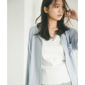 キャミソール REVEYU/レース＆テレコタンクトップ